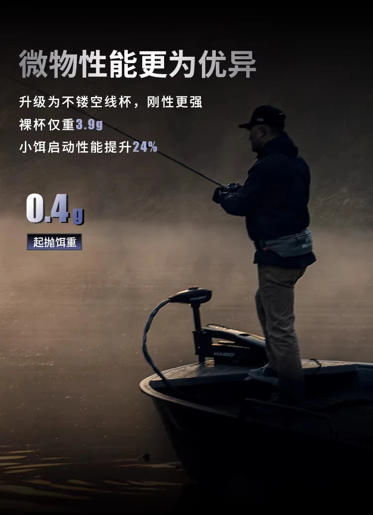 Haibo 26 NEW ARISE AIR Fishing Reel 142g 7.2:1 8.3:1 Carbon Fiber Frame & Side Cover 11B+1RB Micro Baitcasting