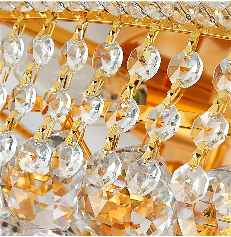 Luxury Crystal Led Ceiling Lights for Living Room Modern Ceiling Chandelier Dining Room Chandeliers Lighting Lamps Ceilings Lamp