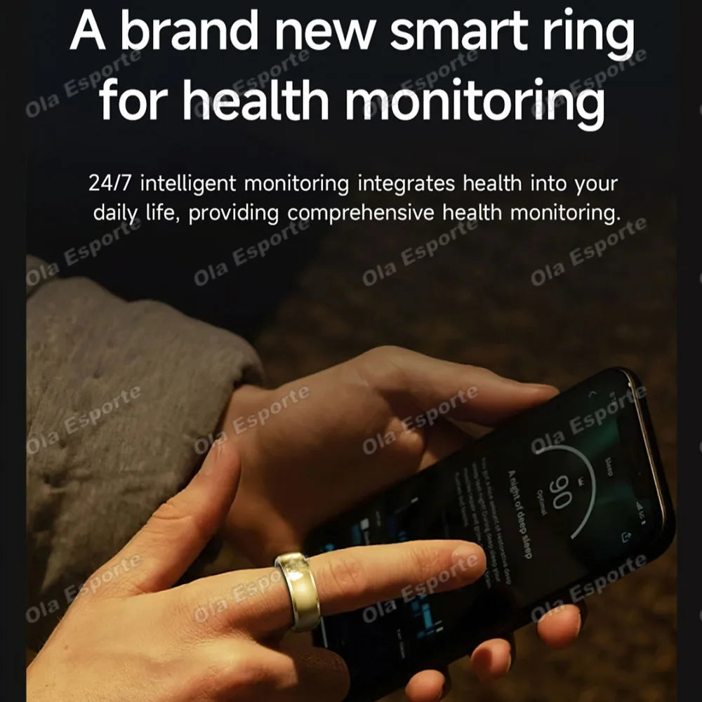 New Incoming Call Vibration Reminder Smart Ring 2026 Gesture Control Messages Alarms Health Monitor Sports Smartring Men Women