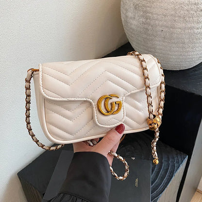 2026 Light Luxury Fashion Women'S  Shoulder Crossbody Bag Niche New Underarm Bag Fashionable Chain Bag Handbag Bag For Women