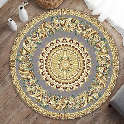 Moroccan Style Living Room Decoration Round Carpet Bohemian Carpet Large Area Rugs for Bedroom Home Rocking Chair Floor Mat