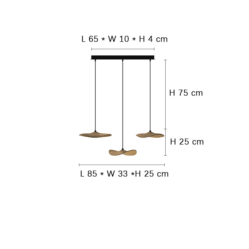 Designer Log Craft LED Ceiling Chandelier Living Room Tearoom Kitchen Table Lamps Bedroom Home Decoration Lighting Stair Lights