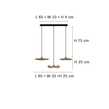 Designer Log Craft LED Ceiling Chandelier Living Room Tearoom Kitchen Table Lamps Bedroom Home Decoration Lighting Stair Lights