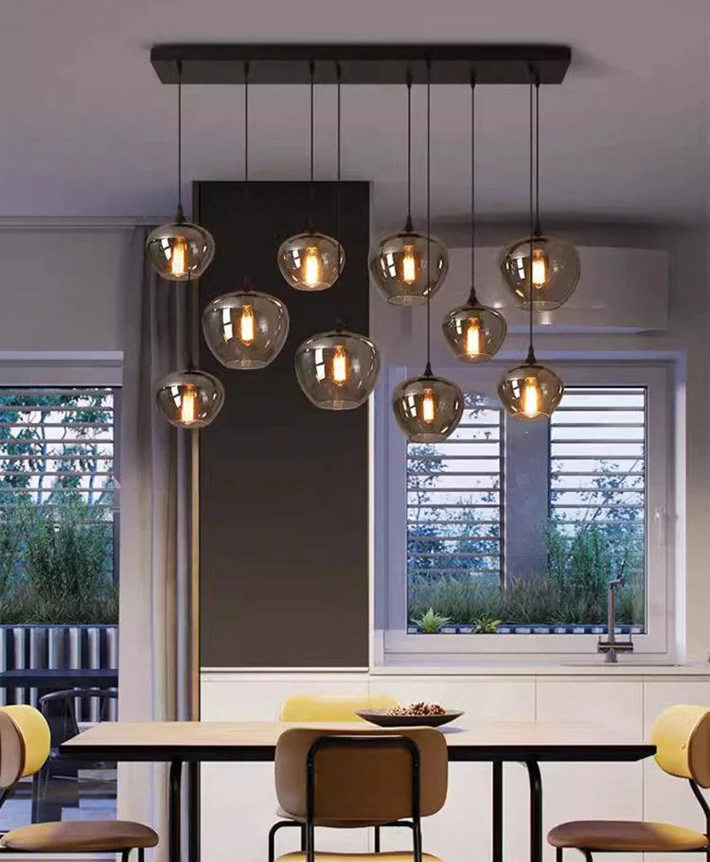 Modern Home Decor LED Lights Pendant Light Lamps for Living Room Chandeliers for Bedroom Hanging Light Indoor Lighting