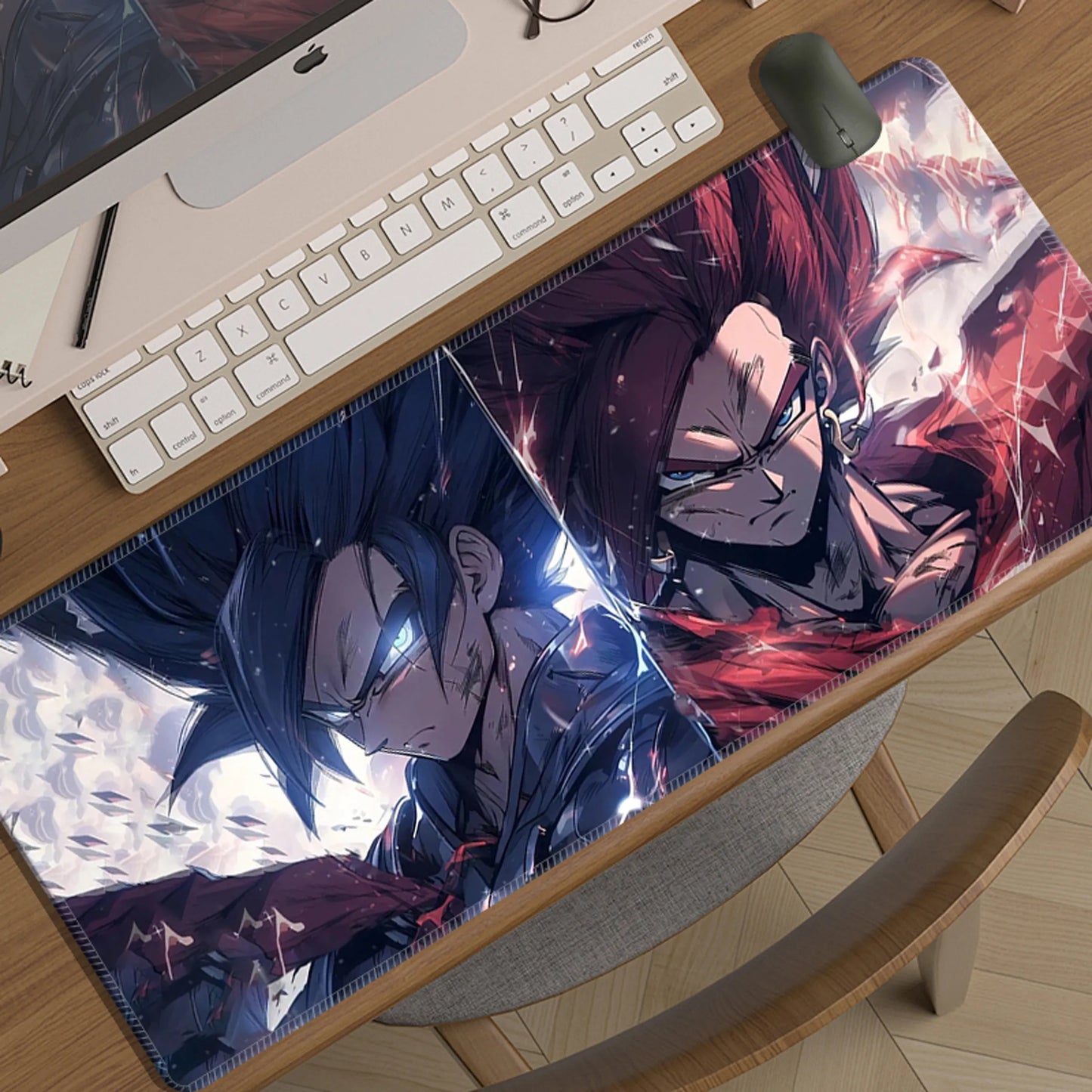 Cartoon Animation Seven Dragon Ball Mouse Pad Oversized Boy Two-dimensional E-sports Game Computer Keyboard Pad Student Desk Pad