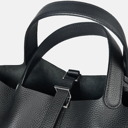 Women Bags Handbags Bucket Bag Real Leathe Fashion Tote Bag Genuine Leather Luxury Desginer Big Size Large Lady Hand Bags
