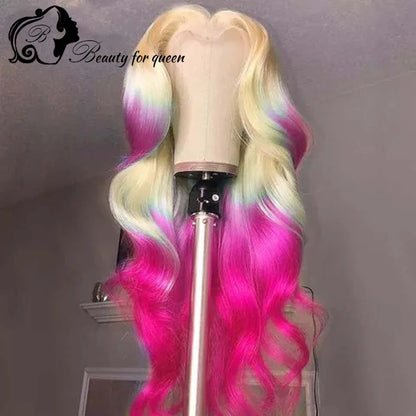HD Transparent Lace Frontal Wig Brazilian Hair Pre Plucked Wigs With BabyHair Remy Lace Front Wig 180% Wigs For Women Human Hair