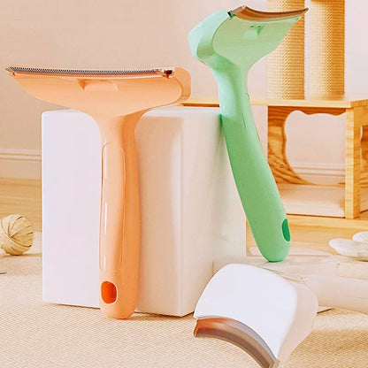 Dog Comb Knife Dogs Brush Pet Hair Shaver Cat Comb Knife Brushes for Pet Hair Trimming Washable Dog Grooming Brush Pets Supplies