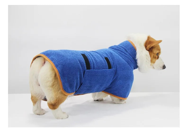 New Dog Bathrobe Absorbent Pet Quick Drying Bath Towel Dog Bath Towel Large Small Dogs Clean Absorbent Bathrobe Cat Pet Products