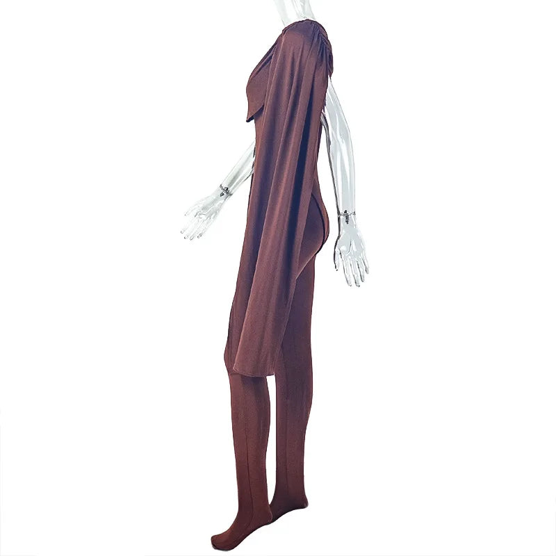 Weird Puss Ruched Bandage Patchwork Jumpsuits Women Solid Fashion o-Neck Sleeveless Skinny Stretch High Street Style Overalls