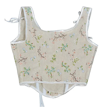 Lolita Tanks Corset Sexy Slimming Bandage Shapewear Women Evening Party Elegant Retro Bustier Top Streetwear Woman Clothes