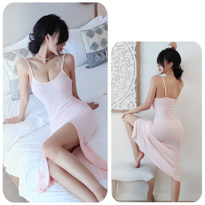 Dress Smooth camisole jumpsuit with elegant temperament and tight fit Casual women's dresses Woman clothing formal dresses woman