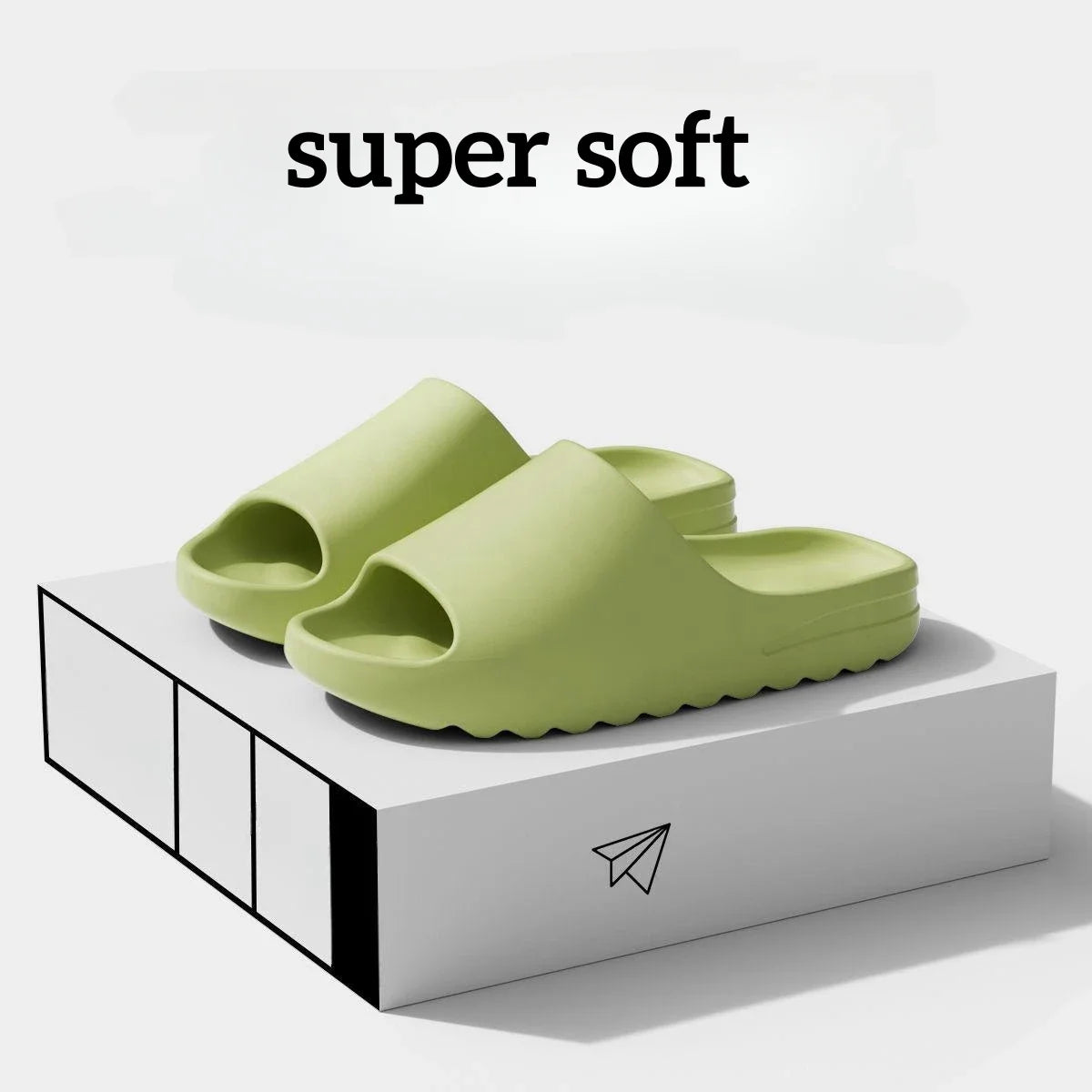 Brand High Quality Super Soft EVA Sole Summer Slippers for Men Bathroom Slippers Home Slides Couple Beach  Male Slipper