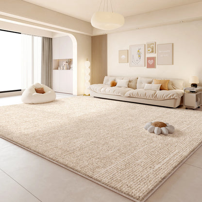 Cream Style Living Room Decoration Rug Light Luxury Rugs for Bedroom Fluffy Soft Cloakroom Carpet Household Washable Floor Mat