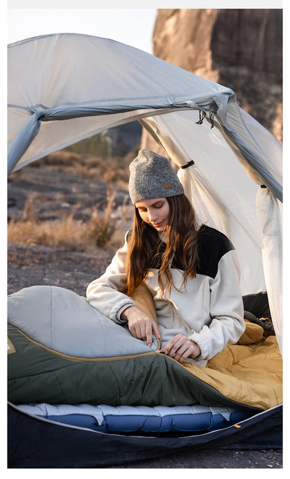 Naturehike MG120 MG270 Mummy Sleeping Bag -2~5℃ Ultralight Camping Hiking Cotton Warm Thermal Winter Machine Washable Tour Gear