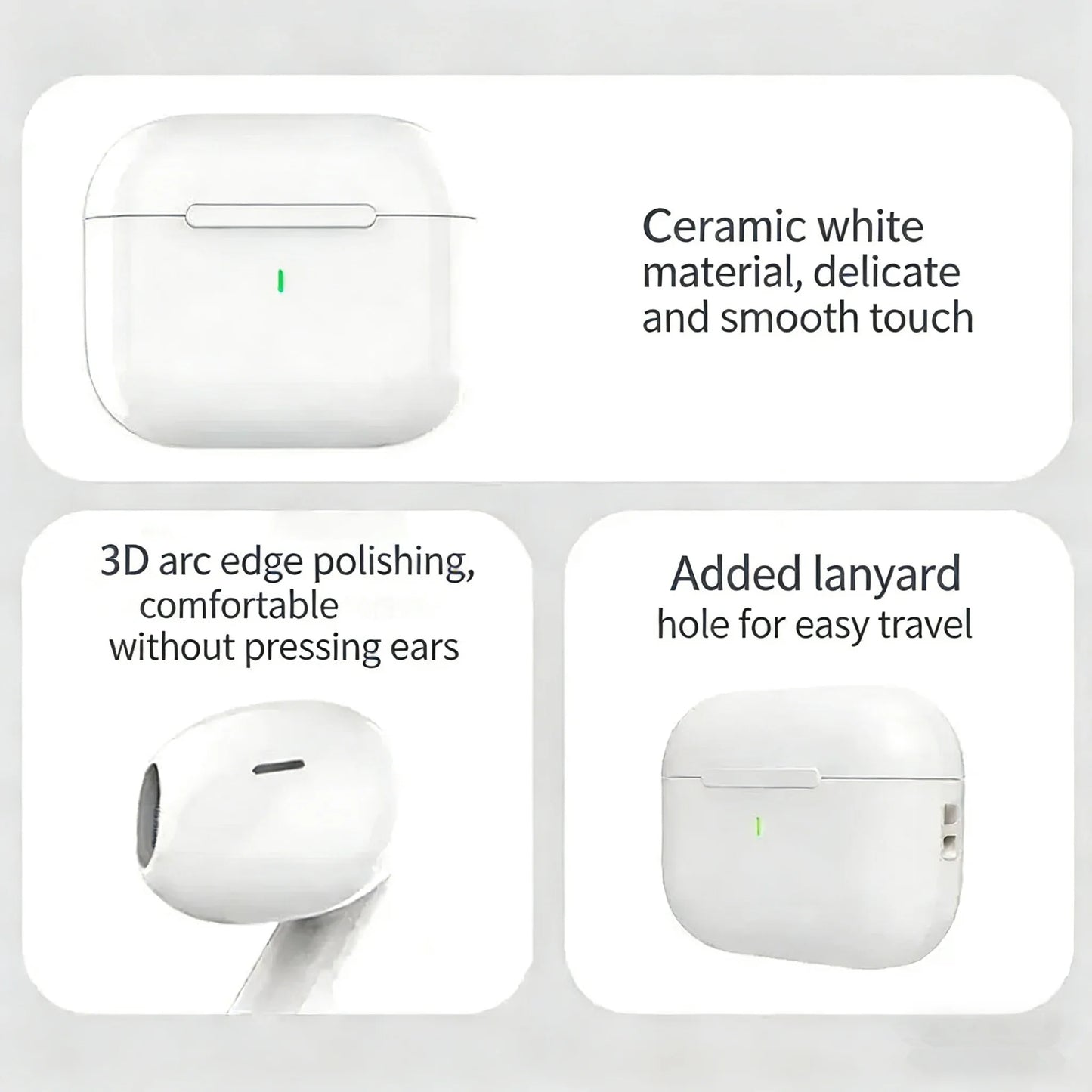 2026 TWS Air Pro Wireless Bluetooth Earphones Headphones HiFi Sound Low Latency Noise Reduction Earbuds for IPhone Android