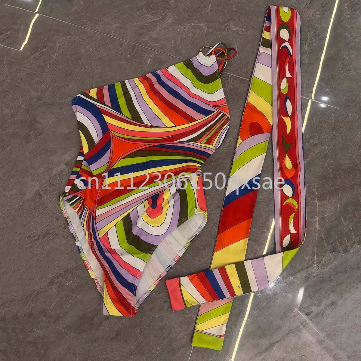 Classic Design Women's Headband Swimsuits with Letter Signature Logo Designer Brand Lady Sexy Scarf Swimsuits Beachwear