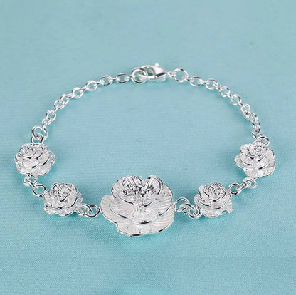 925 Sterling Silver Bracelet Heart High Quality Romance Chain For Woman Men Fashion Engagement Party Wedding Jewelry Gift