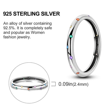 2026 New 925 Sterling Silver Rings Zircon Sparkling CZ Rings Rings For Women Original Wedding Fine Jewelry Accessories Gifts