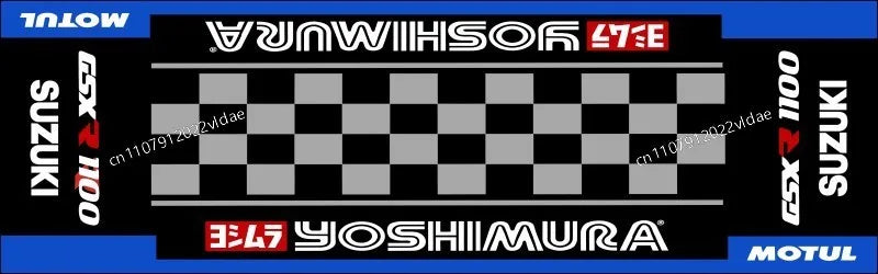 SUZUKI Motorcycle Garage Rug for Sports Racing Suzuki Moto Display Carpet Electric Vehicle Mat Home Decoration Doormat Bedroom