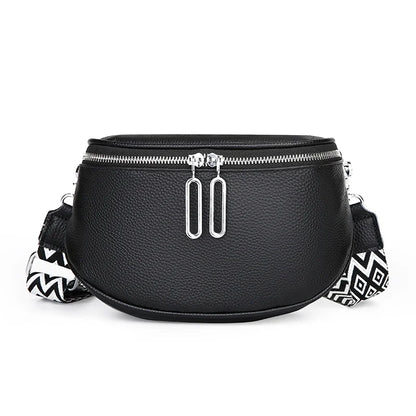 High Quality Cow Leather Women Shoulder Crossbody Bags 2023 Luxury Solid Genuine Leather Small Handbag Female Messenger Tote Sac