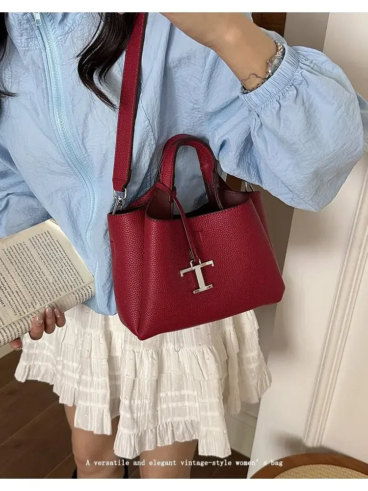 Premium Ladies Tote Bag, Fashionable Leather Crossbody Handbag For Women, Luxury Brand Messenger Bag