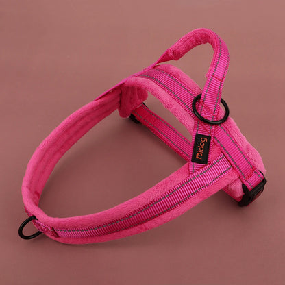 Winter Warm Soft Padded Dog Harness No Pull Dog Harness Vest Reflective Adjustable Pet Training Vest For Small Medium Large Dogs