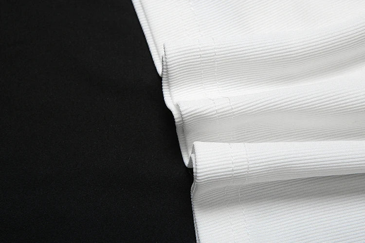 kliou Summer Matching 2 Piece Set Women Stripe Panelled Square Neck Camis+High Waist Slim Skirts Female Coordinate Active Outfit