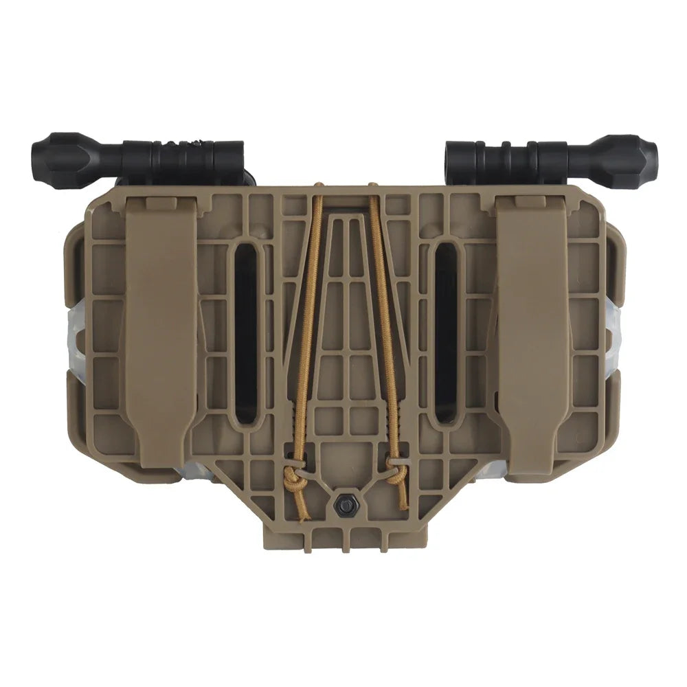 Tactical Militar Outdoor Survival Compass for MOLLE Mobile Phone Holder Navigation Board Foldable Admin Panel Hunting Vest Gear
