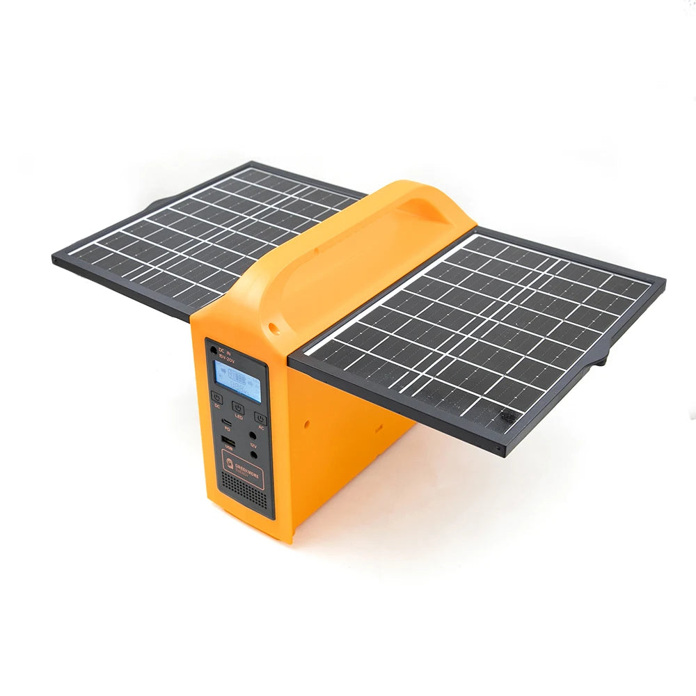 All in One Solar Power Station 100W Generador Solar Outdoor Camping Emergency Mini Portable Power Station with Solar Panels