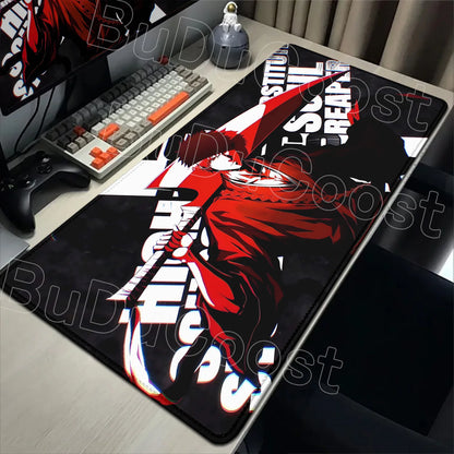 2026 New Anime HD Wallpaper Bleach Mouse Pad Laptop Gaming Keyboard Mat XXL Large 900x400mm Desk Mat Cool E-sports Mats Mousepad