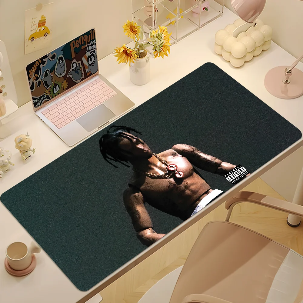T-Travis Rapper Scott Utopla Mouse Pad Non-slip Thickened MousePad Student Cushion Large Writing Gaming Lockedge Office