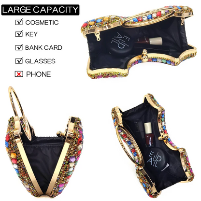 Venus Chan New Arrival Italian Design Nigerian Fashion Party Wedding Shoes and Bag Set Decorated With Flower in Blue Color