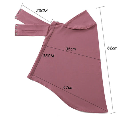 Ready To Wear Full Cover Inner Instant Hijab Premium Quality Jersey Scarf With Tie Back Buttons Muslim Women Turban Caps