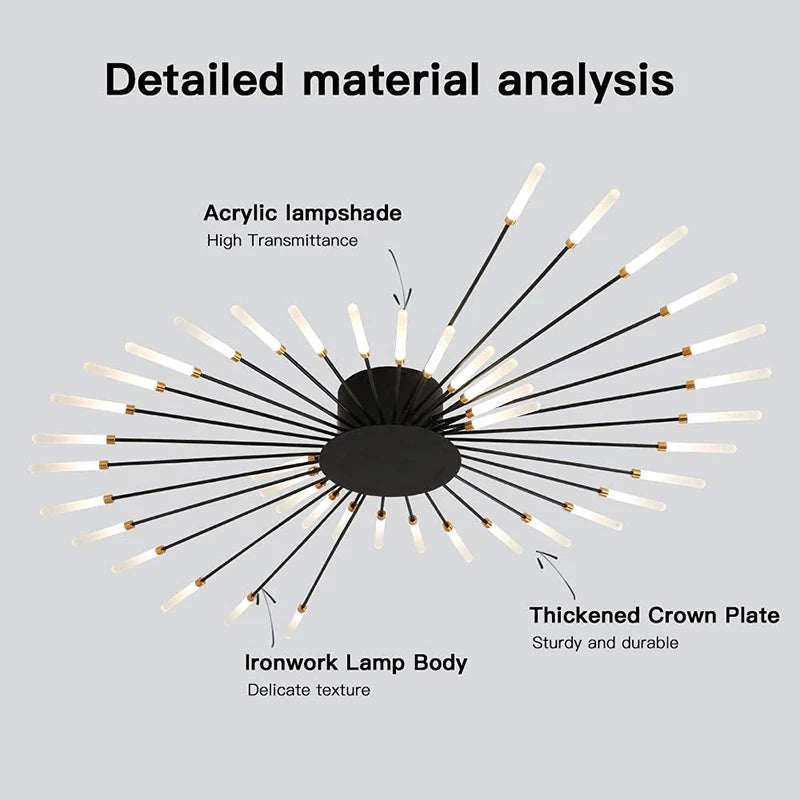 Modern LED Ceiling Lamp Living Room Dining Bedroom Ceiling Chandelier Lights Nordic Design Home Decor Indoor Lighting