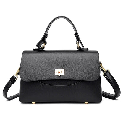 Luxury Large Capacity Multilayer Shoulder Messenger Bag High Quality Leather Handbag Women Designer Crossbody Sac Female Tote