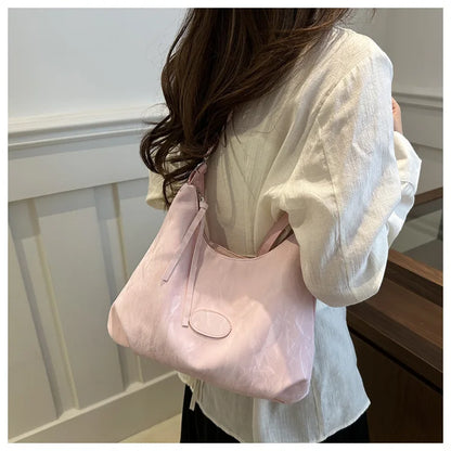 New Summer Chain Commuting Bag, Casual Student Soft Face Large Capacity Bag for Women, Fashion Single Shoulder Crossbody Bags