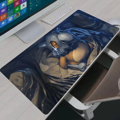 Anime Mouse Pad Cubone Desk Mats Gaming Accessories Large Gamer Computer Office PC Laptop Keyboard Desk Pad Pokemon Mausepad