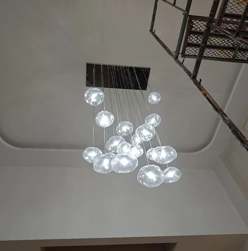 Modern Stair chandelier Pendant lights indoor lighting Ceiling lamp hanging light led Chandeliers for living room indoor lightin