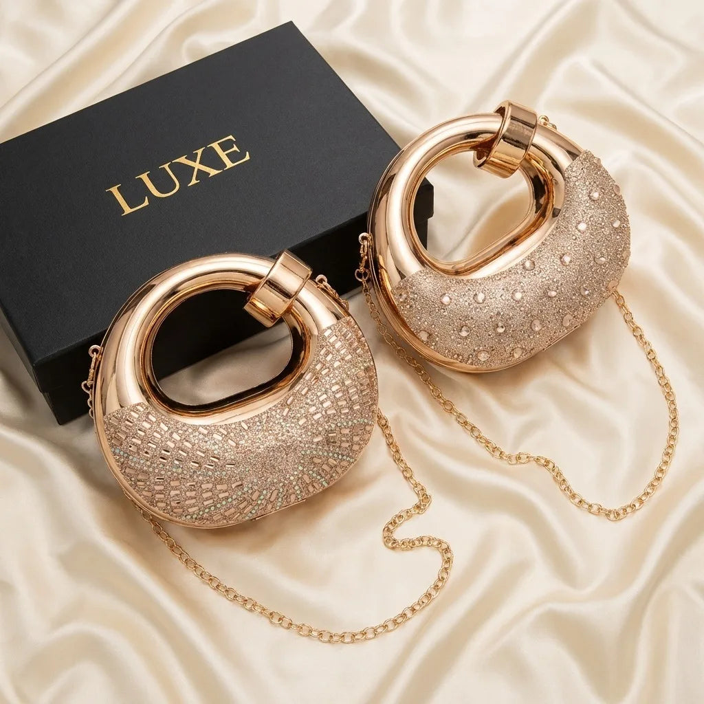 Mini Golden Evening Bag Purses and Handbags Luxury Designer Shoulder Bags Diamond Party Wedding Round Acrylic Clutch Purse Ins