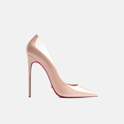 Woman Shoes 2025 Luxury Brand Red sole Pumps Red Bottom Pointed Toe Designer High Heels Party Elegant Fashion Ladies Shoes 12cm