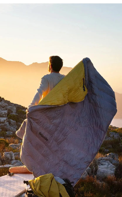 Naturehike 2025 New CW700 Camping Sleeping Bag Ultralight Warm 3 Season Sleeping Quilt Waterproof 700g Duck Down Sleeping Bags