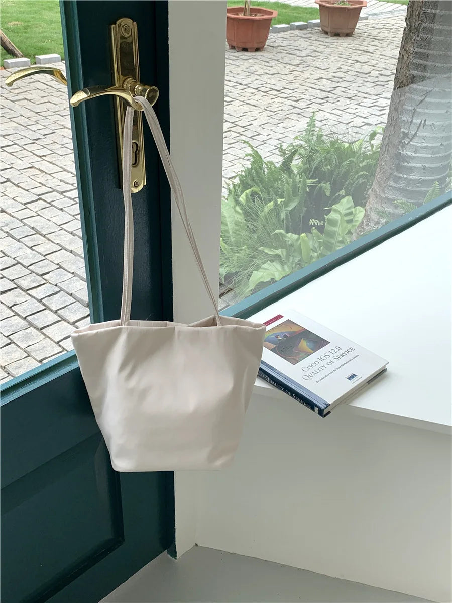 Casual Nylon Bucket Bags for Women Shoulder Bag Fashion Soft Women Bag NEW Tote Purses and Handbags Female Shopper Commuter Bags