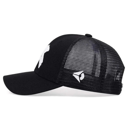 Hat Men's Summer Mesh Sunshade Baseball Hat Net Hat Outdoor Beach Sports Leisure Sun Hat Korean Breathable Duck Tongue Hat B128