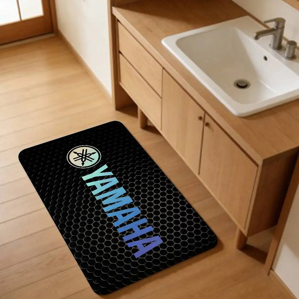Motorcycle Classic Logo Y-YamahaS Door Mat Nordic Style Bedroom Living Room Doormat Home Balcony Anti-Slip Alfombra