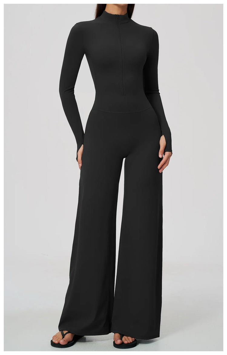 Summer Long Sleeve Yoga Suit Women's Tracksuits Gym Clothes Training Sportswear Fitness Sports Bodysuit Female Workout Overalls