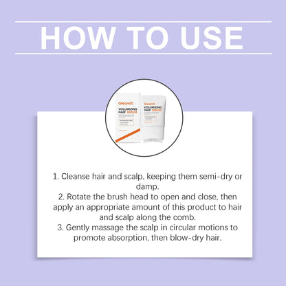 Volumizing Hair Serum For Dry Damaged Hair Deep Nourish Hair Roots Scalp Strengthen Smooth Gloss Shine Refresh Hair Repair Oil