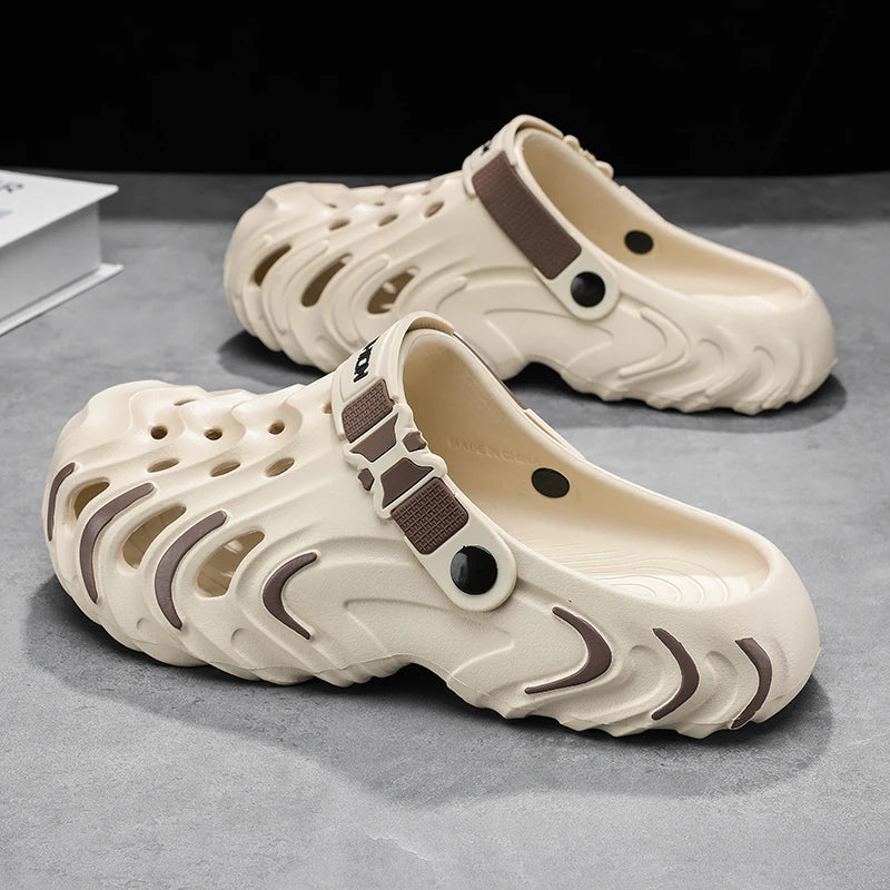 Summer Men's Outdoor Clogs EVA Soft Slippers For Man Beach Sandals Slides Garden Shoes New Men Casual Shoes Male Beach Slippers