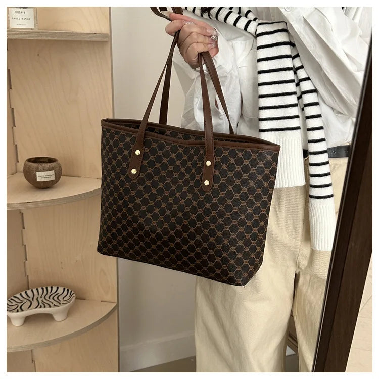 Fashionable Retro Versatile Tote Bag for Women Luxury Designer Bags Purse and Handbags Women Shoulder Bag Shopping Bags Сумка