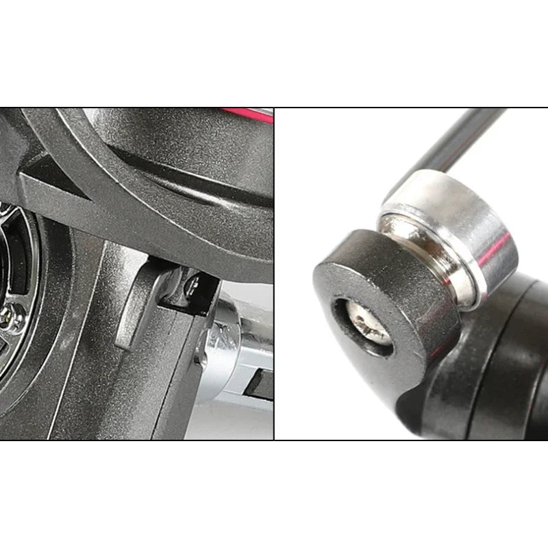 1000-7000 Series Metal Wire Cup 5.2:1 Gear Ratio, 26LB Max Drag, Spinning Fishing Reel, For Freshwater Saltwater Carp Fishing